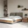 Κρεβάτι Loft | Light Brown Rusc Oak