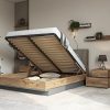 Κρεβάτι Loft | Light Brown Rusc Oak