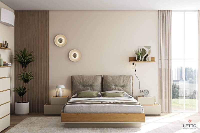 Κρεβάτι Loft | Light Oak